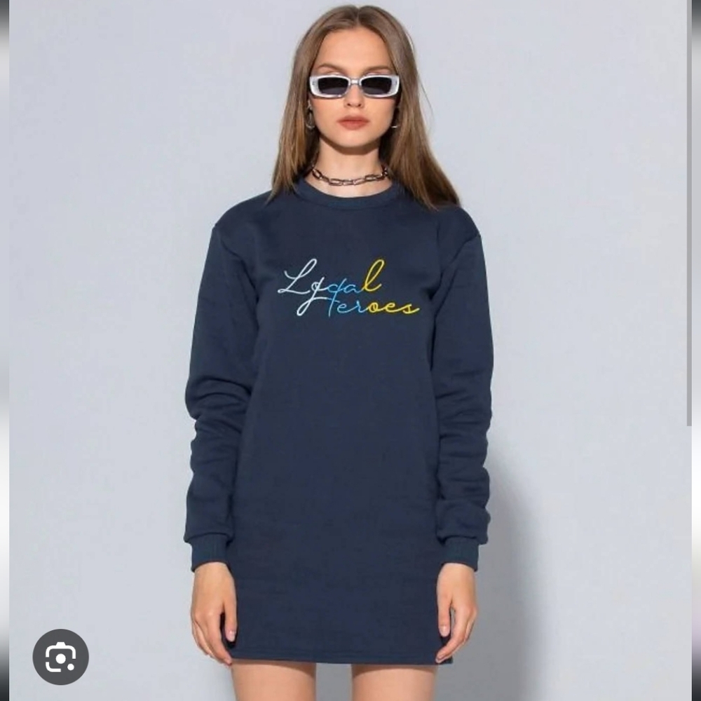 Local Heroes Runway Sweatshirt Dress
